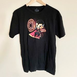 Marvel x Tee Turtle Doctor Strange Mens Black T-shirt size Medium